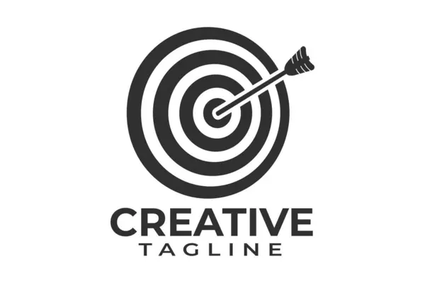 Bogenschießen Logo Design Und Typografie Design Moderne Bogenschießen Logo Elemente — Stockvektor