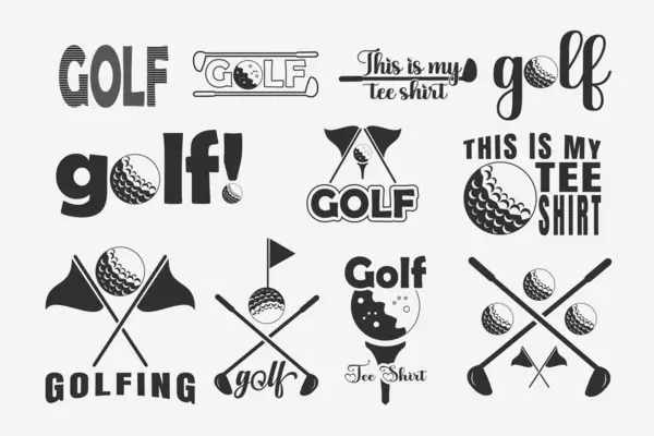 Dynamic Golf Typography Bundle, Elevate Your Golf Game Typography Set,  Golf Typography, Trendy Golf Typography Graphics Pack, Stylish Golf Typography Art, Golf Typography Designs Bundle