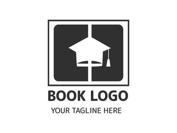 Logotipos Inspirados Libro Logotipos Para Los Amantes Del Libro Colección — Archivo Imágenes Vectoriales