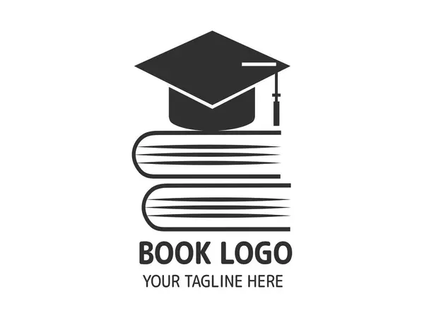 Buchinspirierte Logo Konzepte Logos Für Bücherliebhaber Sammlung Von Buchlogos Künstlerische — Stockvektor