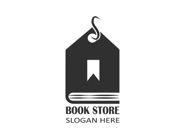 Book Logo Design Logos Book Lovers Bookish Logo Design Collection — Vetor de Stock
