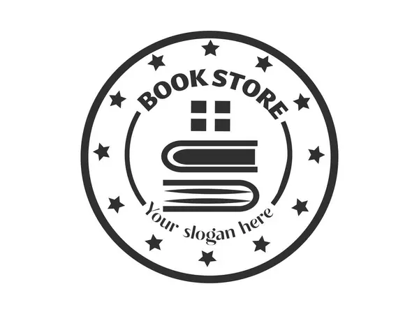 Book Logo Design Logos Book Lovers Bookish Logo Design Collection — Image vectorielle
