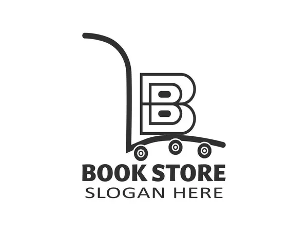 Book Logo Design Logos Book Lovers Bookish Logo Design Collection — Vetor de Stock