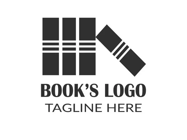 Book Logo Design Logos Book Lovers Bookish Logo Design Collection — Wektor stockowy