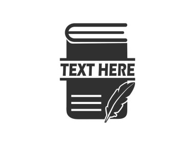 Zarif Şiir Monogram Logosu, Şiir Kimliği için Klasik Monogram, Şiir Amblemi Tasarımı, Yazar Logosu, Şiir Markası için Klasik Amblem, Şiir İlham Veren Monogram Logosu, Edebiyat ile Monogram Logosu