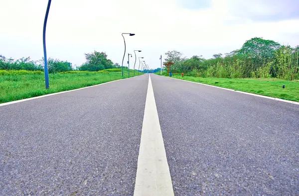 Road Blue Sky — Stock Photo, Image