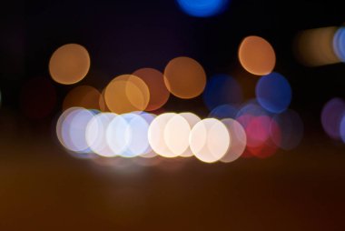 Bulanık bokeh ışıkları arkaplanı