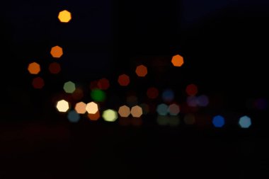 Bokeh ışıkları ile soyut arkaplan