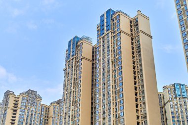 Chengdu, Sichuan 'da yoğun konut binaları