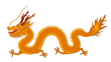 Doğu Çin özelliklerine sahip bir ejderha.