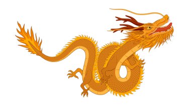 Doğu Çin özelliklerine sahip bir ejderha.