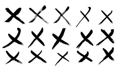 Mürekkep stili çatal vektör materyali