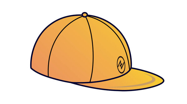 yellow hard hat on white background vector illustration design