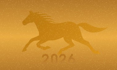 2026 At Yılı için altın kapak