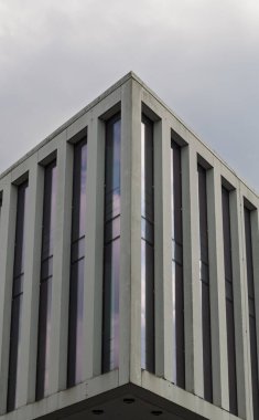 Mimari Perspektif: Tekrarlanan Pencere Desenleriyle Somut Yapı