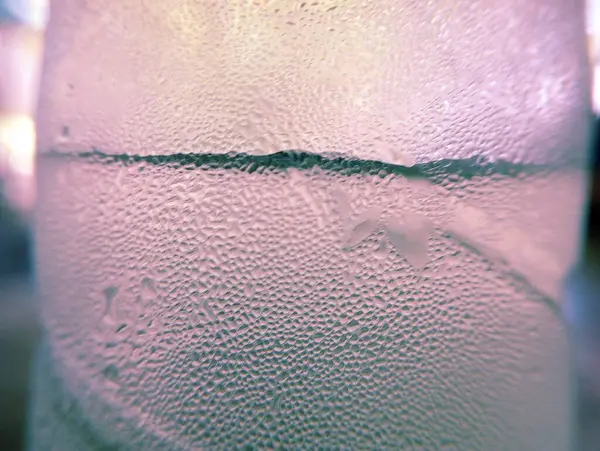 Wassertropfen Auf Das Glas — Stockfoto