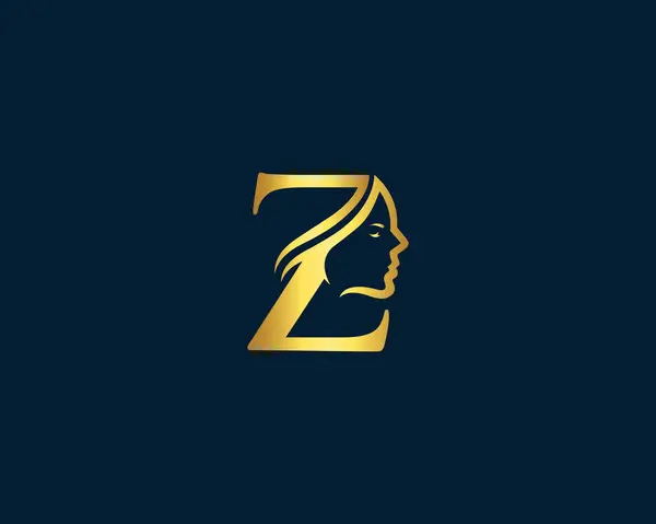 Soyut Harf Z Logo Vektör Tasarım Şablonu.