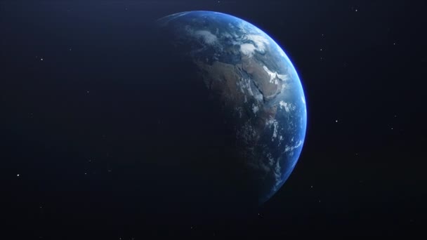 Cinematic Planet Earth Region Reveal Teluk Ksa Timur Tengah Prores — Stok Video