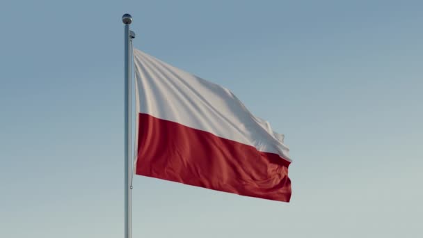 폴란드 Prores 422 현실적에 하늘을 시네마틱 Loopable — 비디오