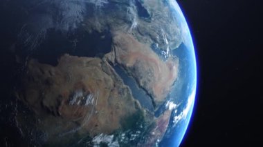 Sinema Gezegeni Ortadoğu Suudi Arabistan Körfezi 4k ProRes 422 HQ 'yu kapatın