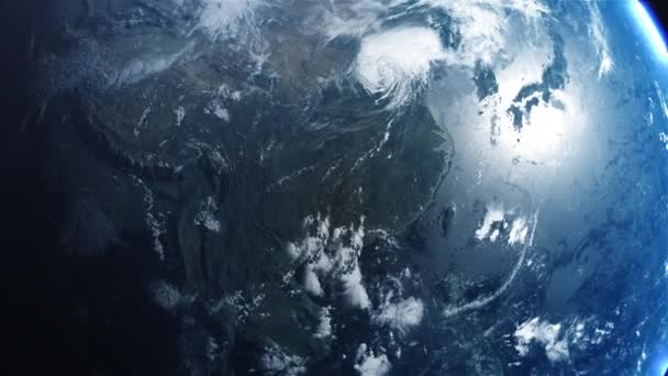 Sinema Gezegeni Dünya Çin Den Uzaklaş Prores 422 — Stok video