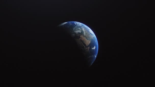 Кінематографічна Земля Повільна Рулонна Орбіта Збільшити Масштаб Саудівська Аравія Ksa — стокове відео