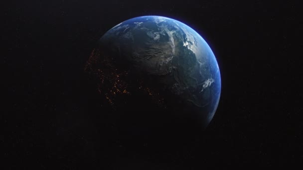 Кінематографічна Земля Повільна Орбіта Збільшити Масштаб Китай Кнр Азія Prores — стокове відео