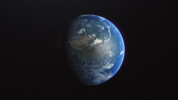 Cinematic Earth Slow Simple Zoom Close Prc 아시아 Prores 422 — 비디오