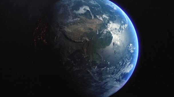 Кинематографическое Замедление Земли Китай Prc Asia Prores 422 — стоковое видео