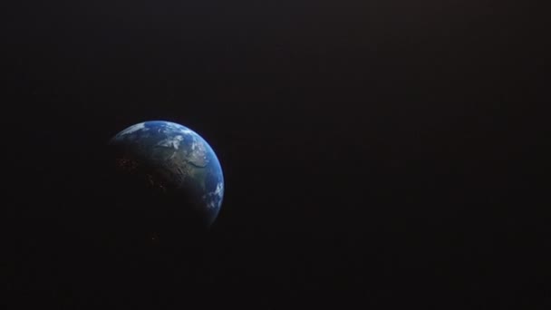 Индия Нью Дели Кинематографическая Планета Земля Медленно Левый Боковой Зум — стоковое видео