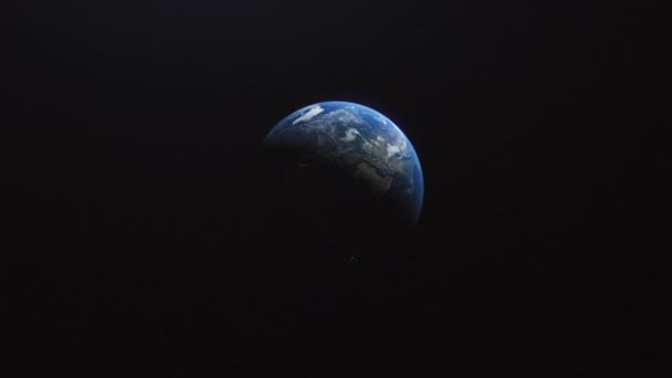 Hindistan Yeni Delhi Sinema Gezegeni Dünya Yavaş Yörünge Yakınlaşması Asya — Stok video