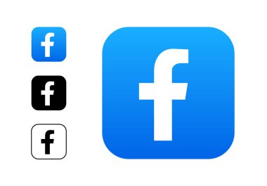 Facebook Simgesi Tasarımı, Facebook Sembol Vektörü 