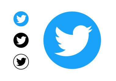 Twitter ikon vektörü Ücretsiz İndirme, Twitter logosu yuvarlak şekil Clip sanatı