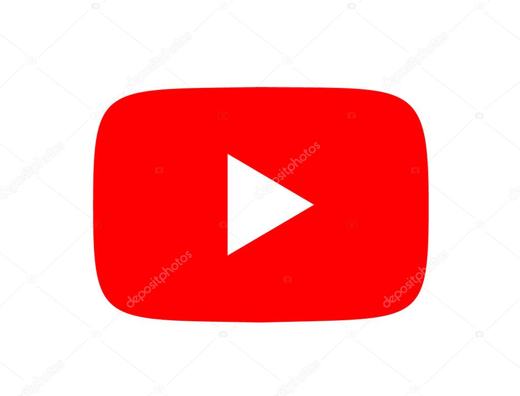 YouTube icon vector, YouTube icon symbol sign, free YouTube , YouTube Apps logo