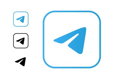 ücretsiz Telegram çalma düğmesi, Telegram simgesi vektörü, Telegram simgesi işareti