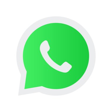 WhatsApp simge vektörü, Soyut WhatsApp simgesi simgesi işareti, ücretsiz WhatsApp logo vektörü, 