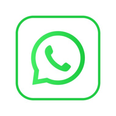Vektör illüstrasyon WhatsApp simgesi, WhatsApp uygulama simgesi, WhatsApp simgesi, WhatsApp simgesi, ,  , 