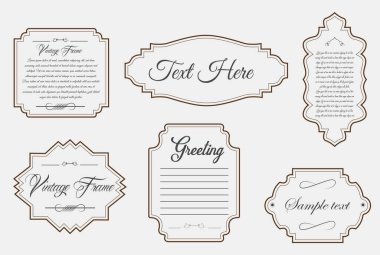 Çift vuruşlu basit çizgi çerçeveleri. Düzenlenebilir çizgi kalınlığıyla kolayca düzenlenebilir vektör kenarları. Metni süslemek için dikey boş şablon koleksiyonu. Selamlama ya da düğün çerçevesi.