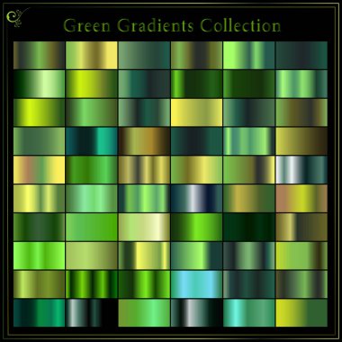 Yeşil, doğa eğilimleri büyük bir koleksiyon.