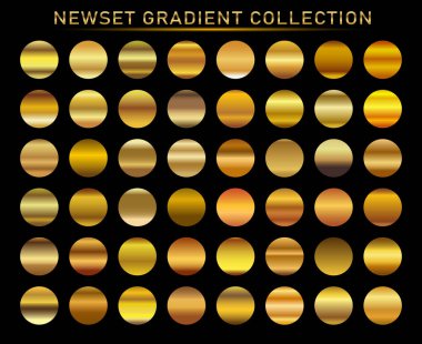 Altın arka plan doku vektör simge seamless modeli. Işık, gerçekçi, zarif, parlak, metalik ve altın gradyan illüstrasyon. Malzeme kafes. Tasarım kare, şerit, sikke, soyut