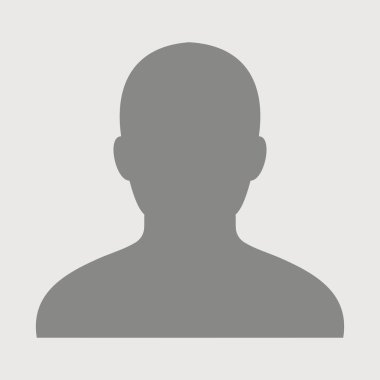 Öntanımlı avatar profil simgesi. Gri yer tutucu. Vektör illüstrasyonu