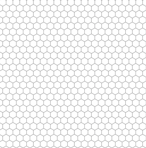 Простая шестиугольная сетка. Шестиугольные клетки