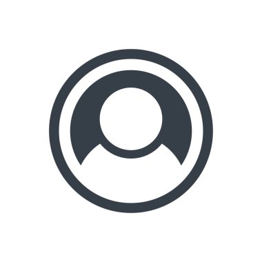 Profil Simgesi, Modern çevrimiçi profil çizgisi simgesi.