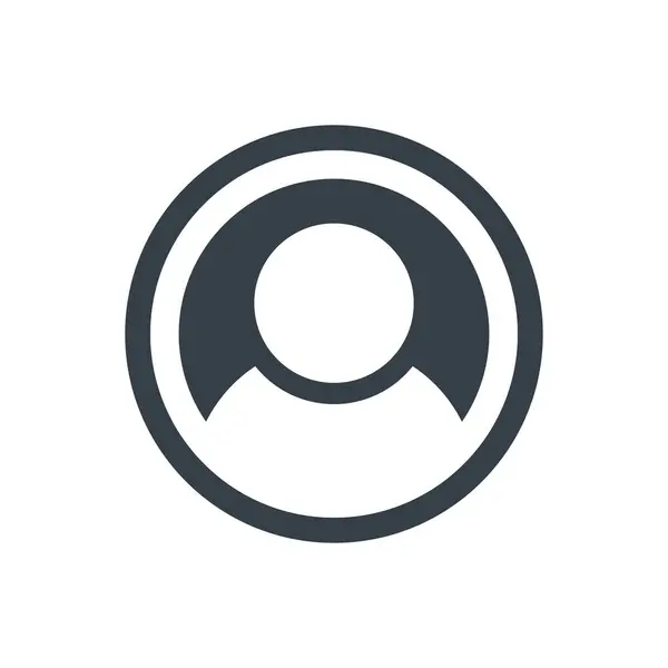 Profil Simgesi, Modern çevrimiçi profil çizgisi simgesi.