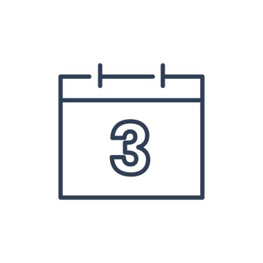 3 Takvim Simgesi, Randevu Satırı simgesi için 3 Tarih Simgesi