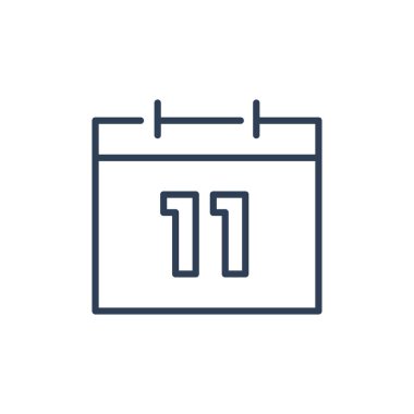 11 Takvim Simgesi, Randevu Satırı simgesi için 11 Tarih Simgesi