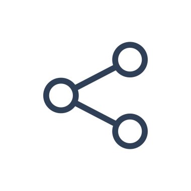 Simge vektörü Ok İmza simgesini beyaz arkaplanda paylaş