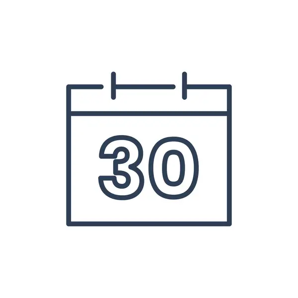 30 Takvim Simgesi, Randevu Satırı simgesi için 30 Tarih Simgesi
