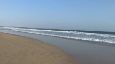 Güzel deniz kıyısı, doğa arka planı