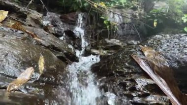 Şelalenin güzel manzarası